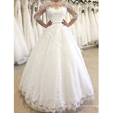 Modest A-Line Lace Designer Wedding Dresses